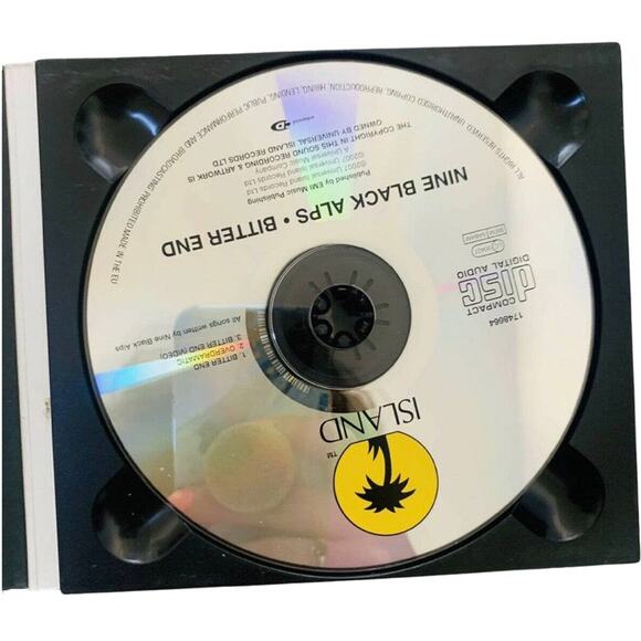 Nine Black Alps Bitter End Single UK Island Label VG+ Alternative Rock 2007 - Picture 3 of 4